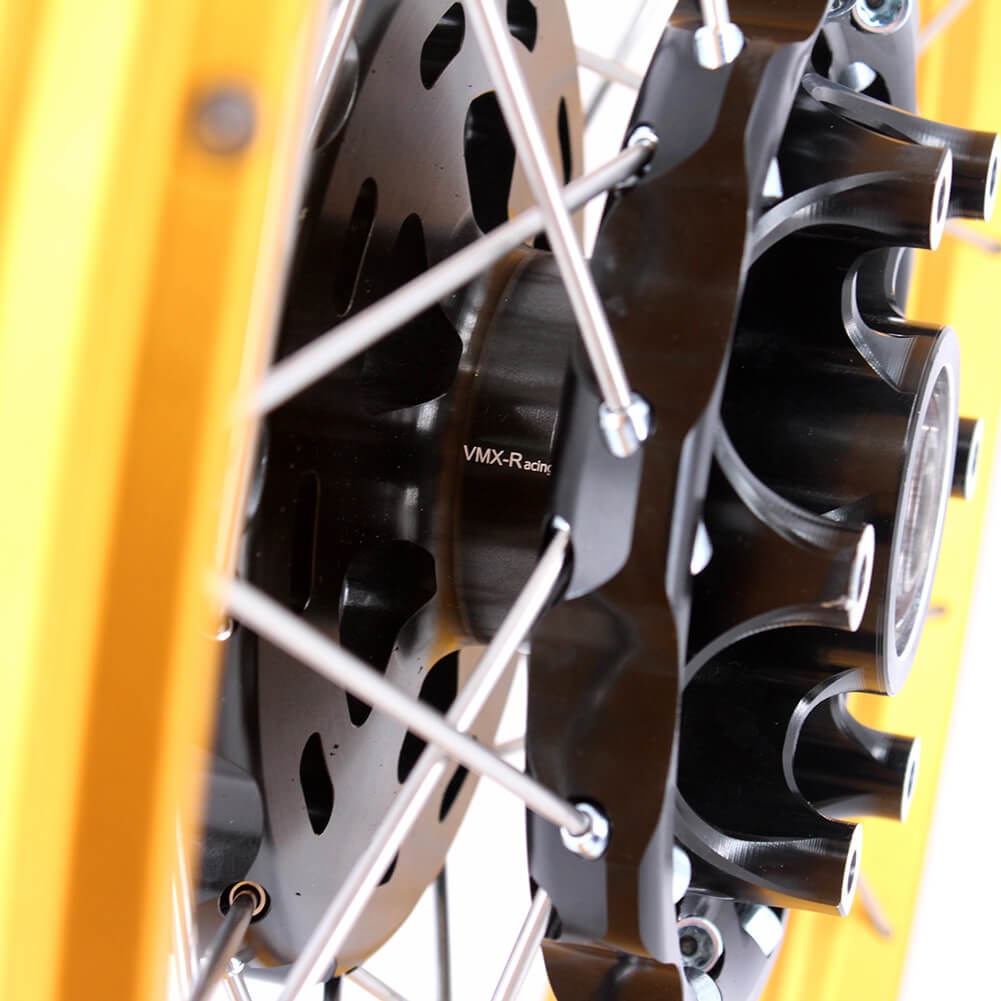 VMX-Racing Tubeless Gold Rims Compatible with BMW F800GS / F800GS Adventure 2008-2020 2.15*21inch & 4.25*17inch Rims