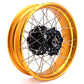 VMX-Racing Tubeless Gold Rims Compatible with BMW F800GS / F800GS Adventure 2008-2020 2.15*21inch & 4.25*17inch Rims