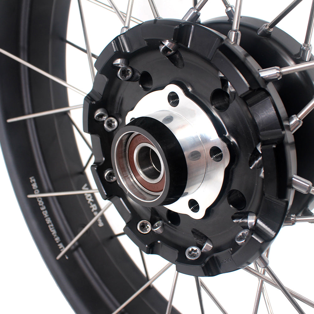 VMX-Racing 2.5*19" & 4.25*17" Tubeless Alloy Spoke Wheels For Triumph Bonneville T120/T100 2021-2024