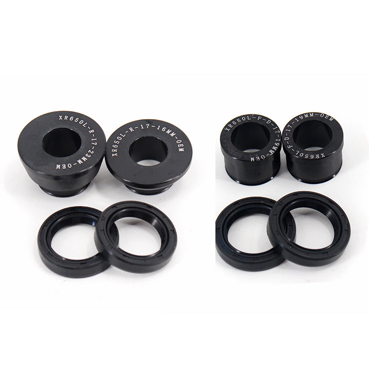 KKE Replacement Front & Rear Black Spacers Kit For HONDA OEM Size XR650L 1993-2022