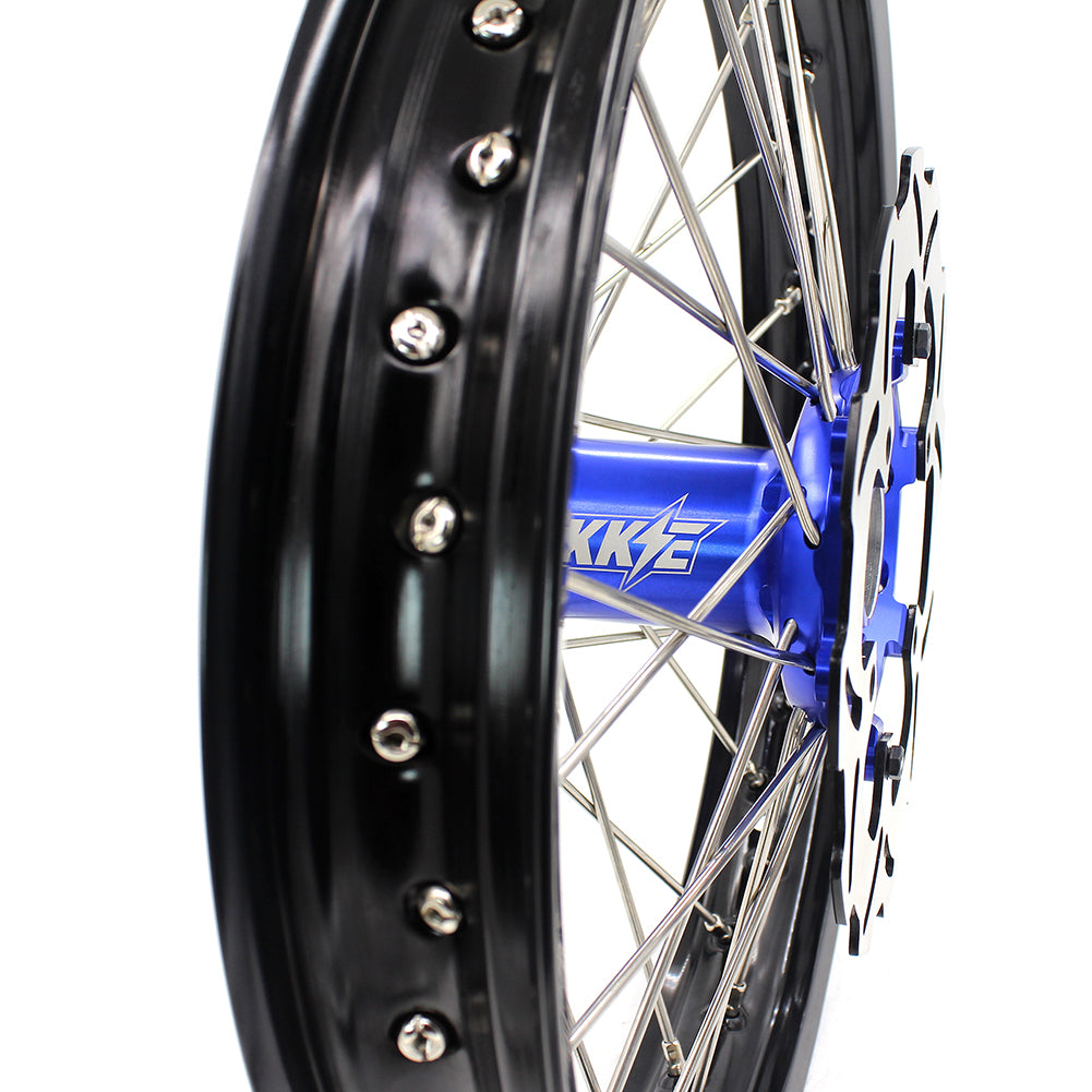 KKE 19" Rear Wheel Rim For Yamaha YZ125 YZ250 YZ250F YZ450F Blue Hub