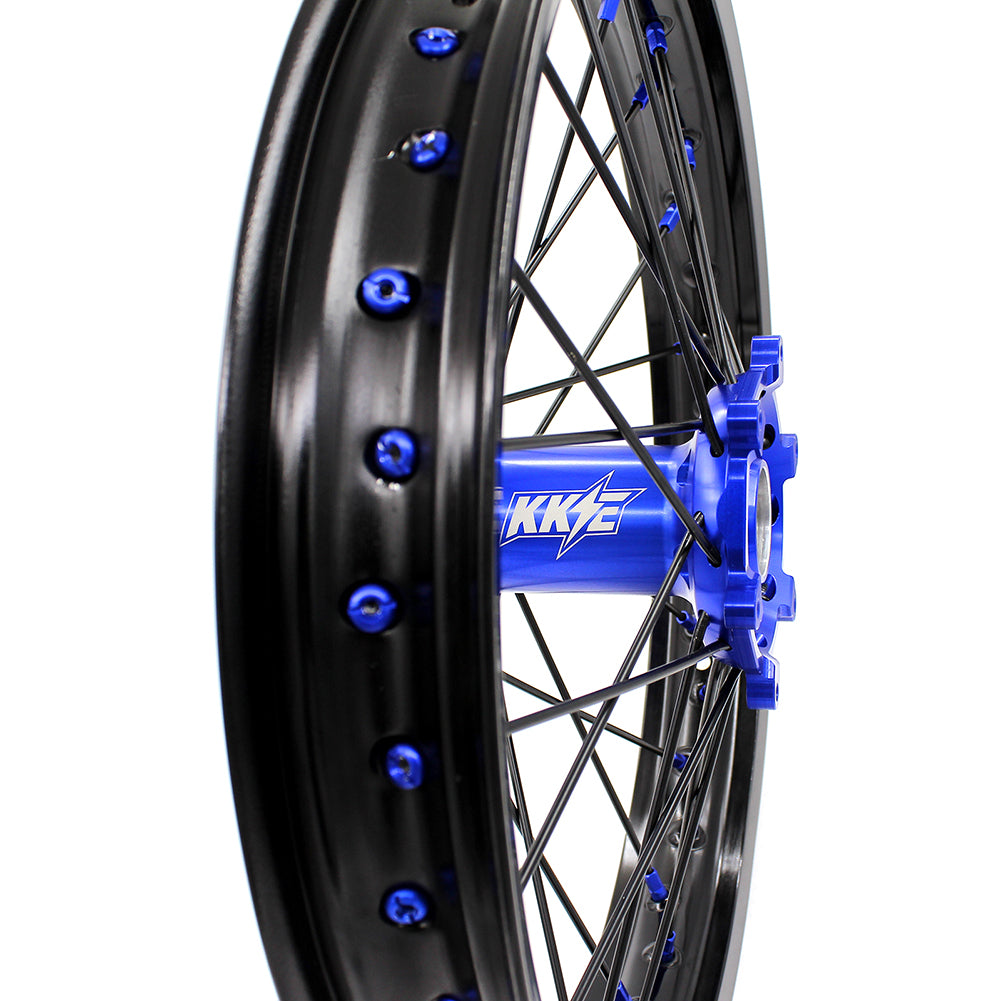 KKE 2.15*19" Rear Wheel Rim for Yamaha YZ125 YZ250 YZ250F YZ450F Black Spokes