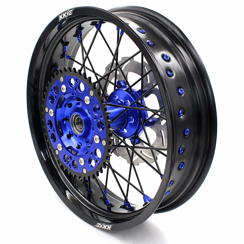 KKE 3.5/4.25 Supermoto Spoked Wheels For SUZUKI DRZ400SM 2005-2024 Dirtbikes