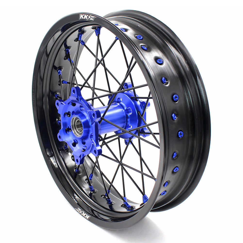 KKE 3.5/4.25 Supermoto Spoked Wheels For SUZUKI DRZ400SM 2005-2024 Dirtbikes