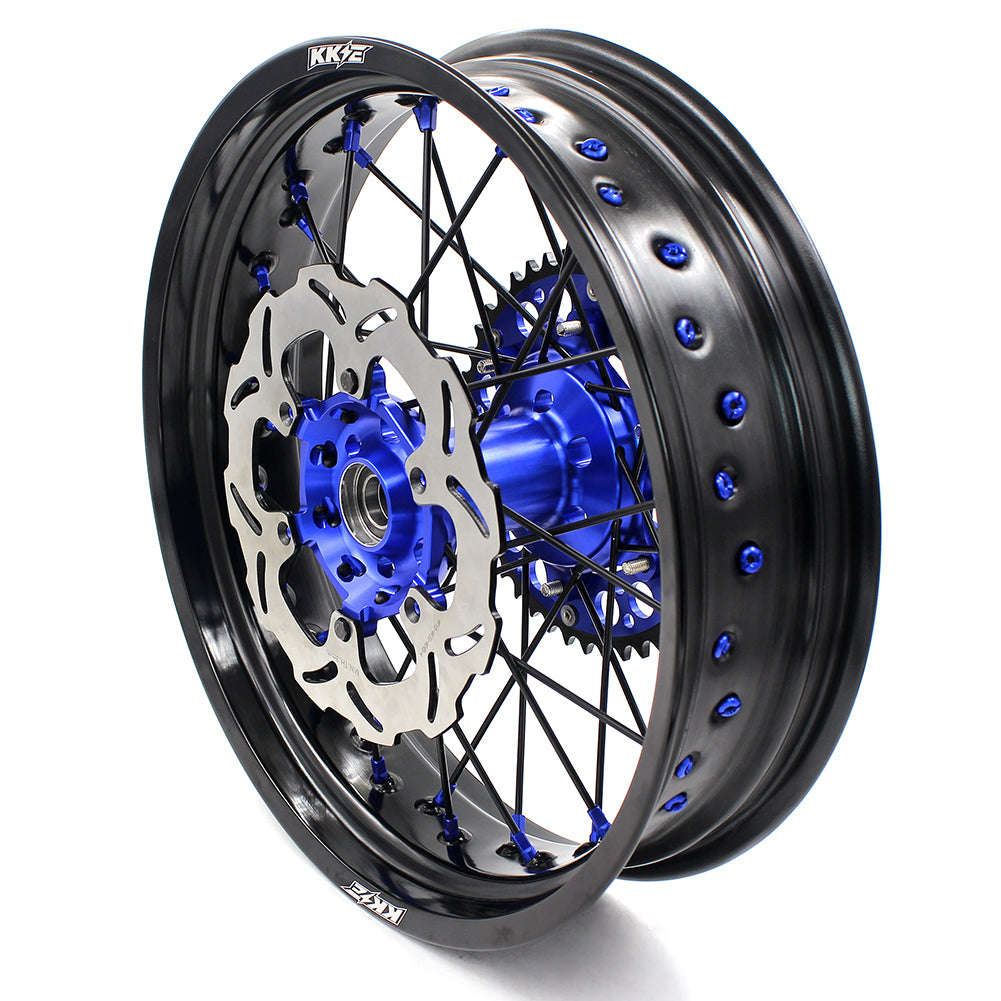 KKE 3.5/4.25 Supermoto Spoked Wheels For SUZUKI DRZ400SM 2005-2024 Dirtbikes