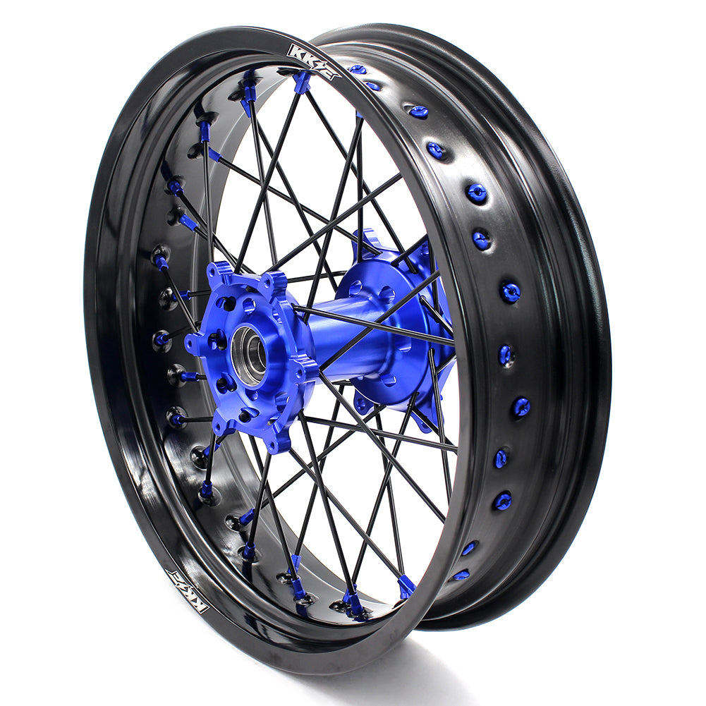 KKE 3.5/4.25 Supermoto Spoked Wheels For SUZUKI DRZ400SM 2005-2024 Dirtbikes