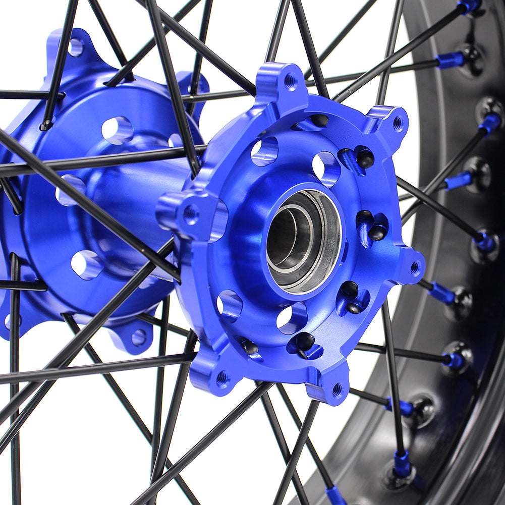 KKE 3.5/4.25 Supermoto Spoked Wheels For SUZUKI DRZ400SM 2005-2024 Dirtbikes