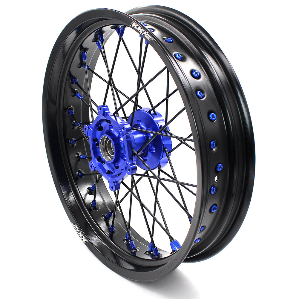 KKE 3.5/4.25 Supermoto Spoked Wheels For SUZUKI DRZ400SM 2005-2024 Dirtbikes