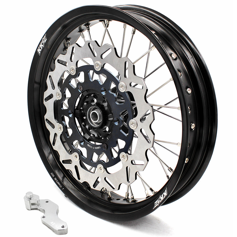 KKE 3.5/4.25*17inch Supermoto Wheels Rims For SUZUKI DRZ400 DRZ400E DRZ400S