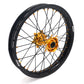 China Factory Stock KKE 21" & 18" E-Bike Spoke Wheels Rims Fit SurRon Ultra Bee 2023 Gold Hub & Black Rim