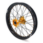 China Factory Stock KKE 21" & 18" E-Bike Spoke Wheels Rims Fit SurRon Ultra Bee 2023-2024 Gold Hub & Black Rim