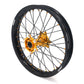China Factory Stock KKE 21" & 18" E-Bike Spoke Wheels Rims Fit SurRon Ultra Bee 2023 Gold Hub & Black Rim