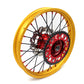 KKE 21" 18" Cast Red Hubs Billet With Gold Rim For HONDA CR125R 1998-2001 CR250R 1997-2001