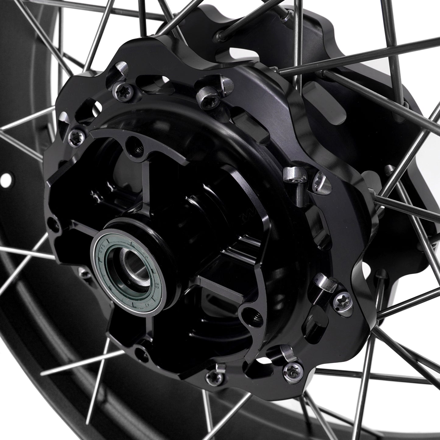 VMX-Racing Fit Honda NX400 NX500 2024-2025 Black Hub & Black Rim 2.5*19 & 4.25*17 Tubeless Wheels