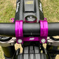 KKE Purple Handlebar Risers Kit Fit Sur-Ron Light Bee X e-Bike Bracket Clamps Pads