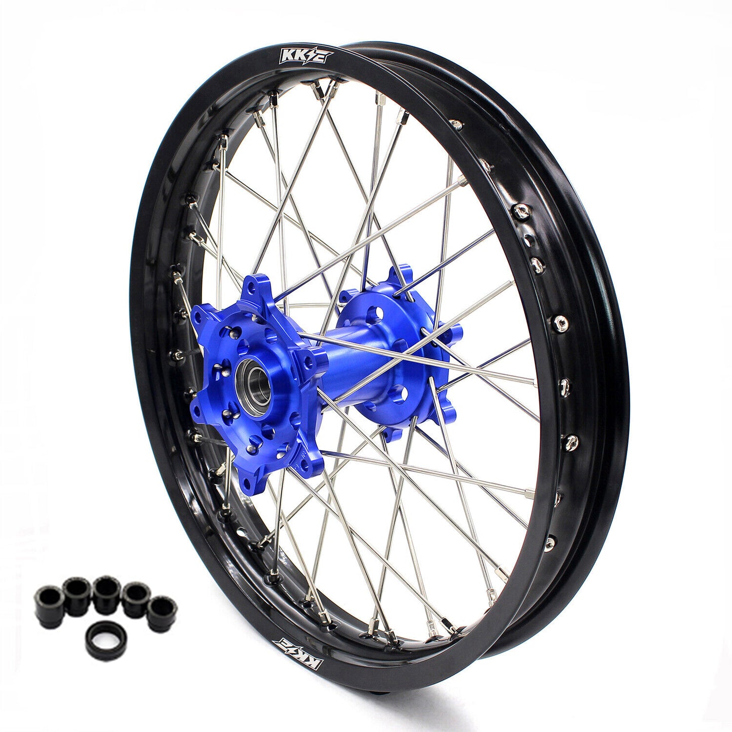 KKE 19" Rear Wheel Rim For Yamaha YZ125 YZ250 YZ250F YZ450F Blue Hub