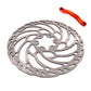 KKE Front 220MM Disc with Adapter For Surron Light Bee X, Segway X160/X260, E-Ride Pros SS, Talaria MX3 (Collective)