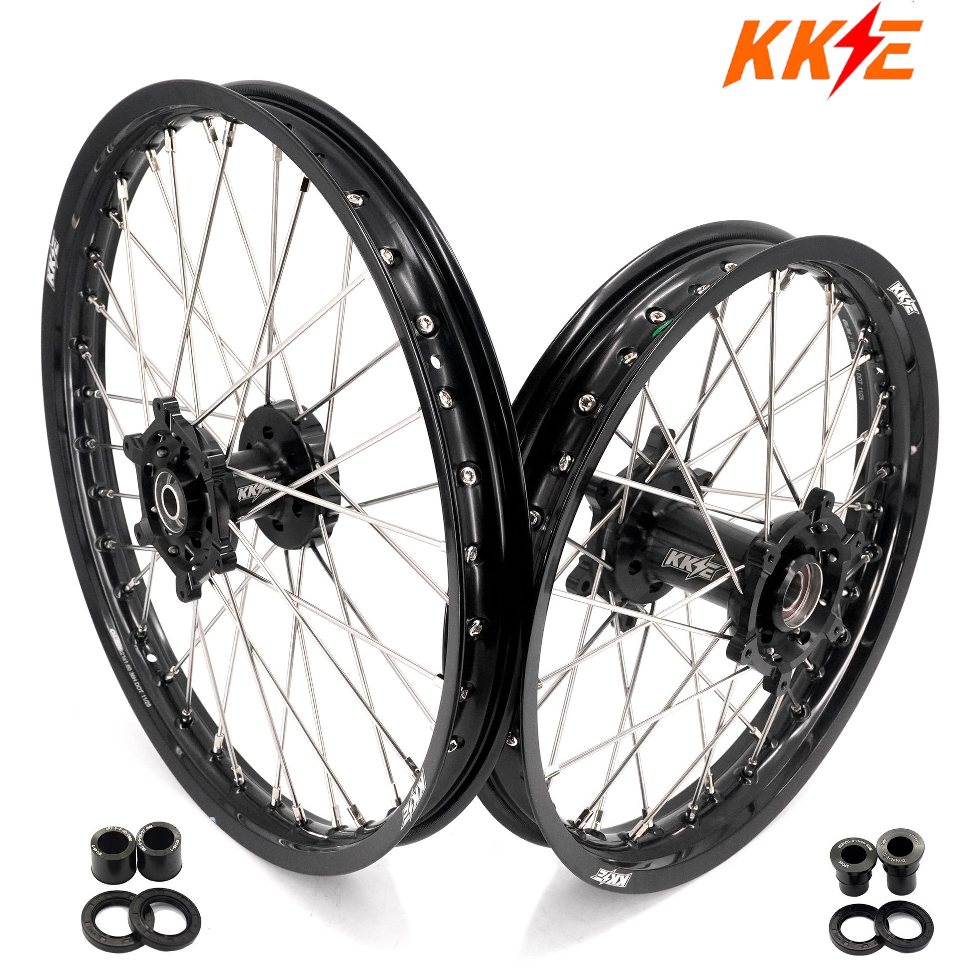 KKE 21/18 Enduro Off Road Wheels Rim Fit For SUZUKI DRZ400SM 2005