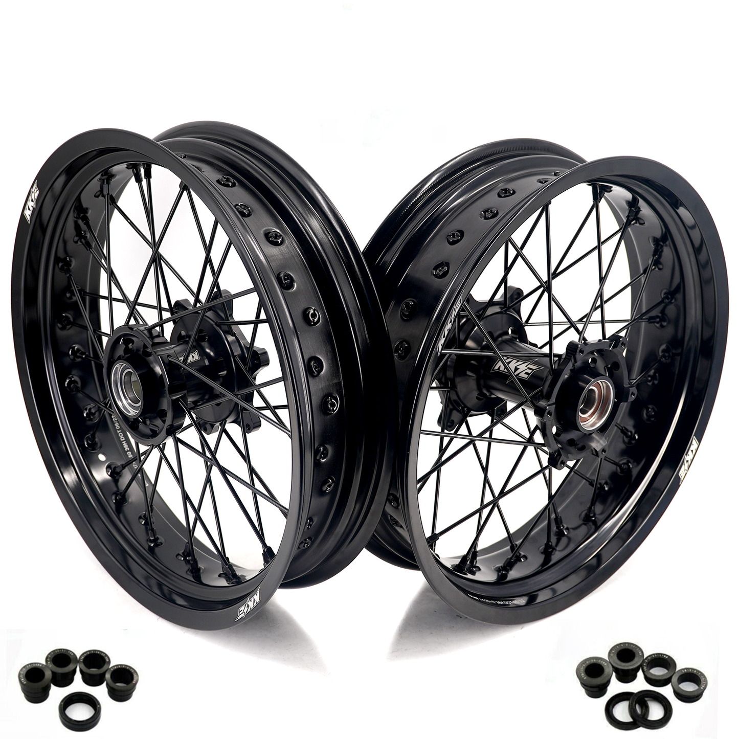 Pre-order KKE 3.5*17'' & 4.25*17'' Supermoto Wheels Rims Fit STARK VARG Electric Dirt Bike All Black