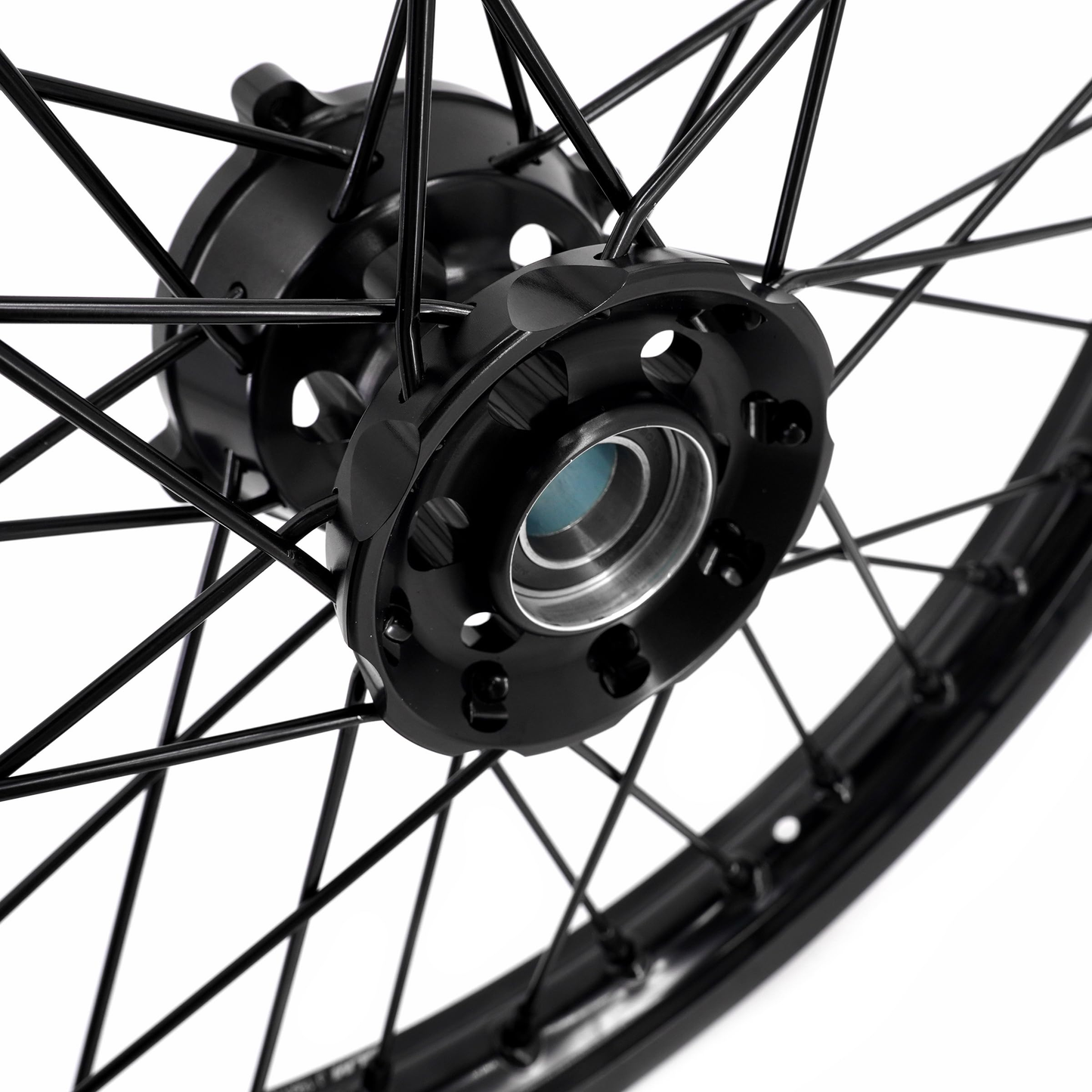 KKE 19 & 16 Kid's Big Spoke Wheels Rims Fit KTM SX 85 2025 All Black