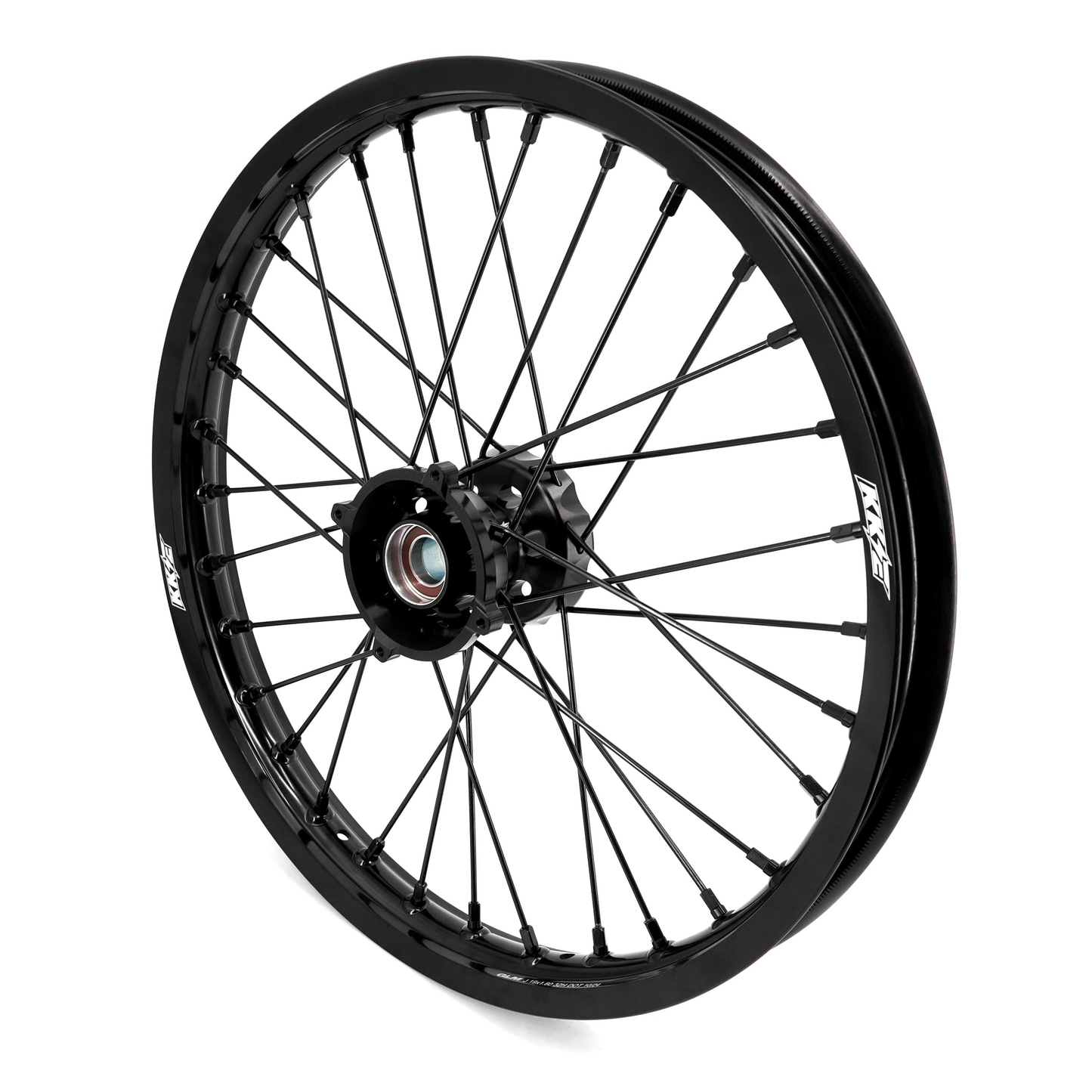 KKE 19 & 16 Kid's Big Spoke Wheels Rims Fit KTM SX 85 2025 All Black