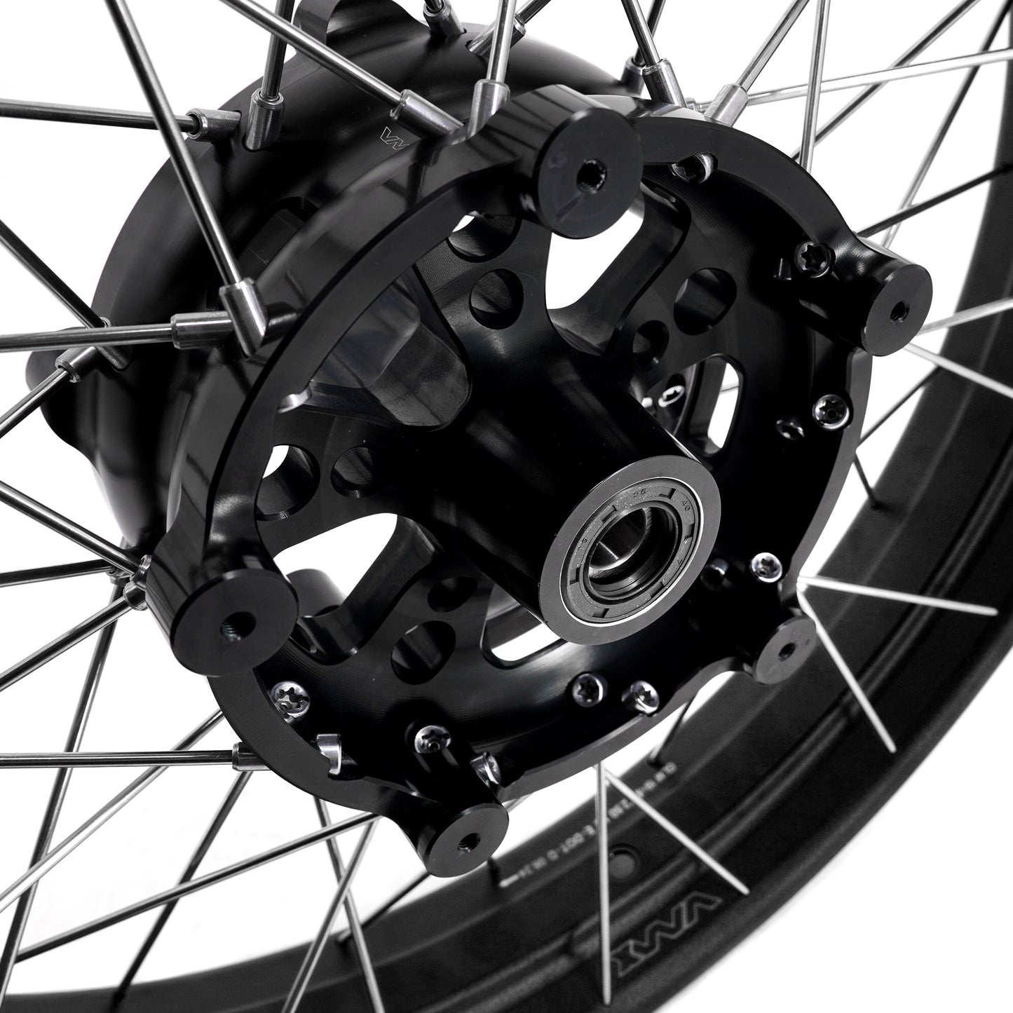 VMX-Racing Fit Honda NX400 NX500 2024-2025 Black Hub & Black Rim 2.5*19 & 4.25*17 Tubeless Wheels