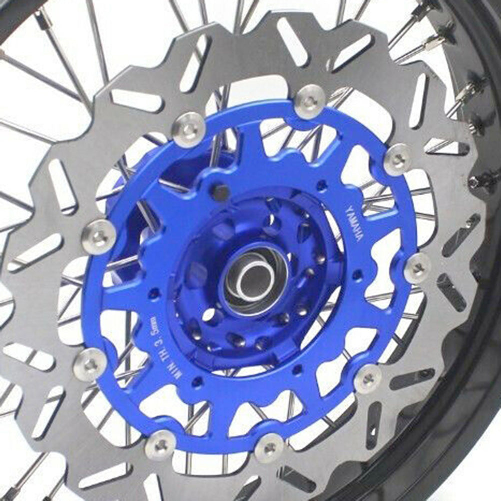 KKE 3.5/4.25*17inch For KAWASAKI KX250F KX450F 2006-2018 Supermoto Rims With Disc&Sprocket Blue