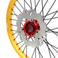 KKE 21" 18" Cast Red Hubs Billet With Gold Rim For HONDA CR125R 1998-2001 CR250R 1997-2001