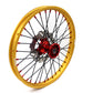 KKE 21" 18" Cast Red Hubs Billet With Gold Rim For HONDA CR125R 1998-2001 CR250R 1997-2001
