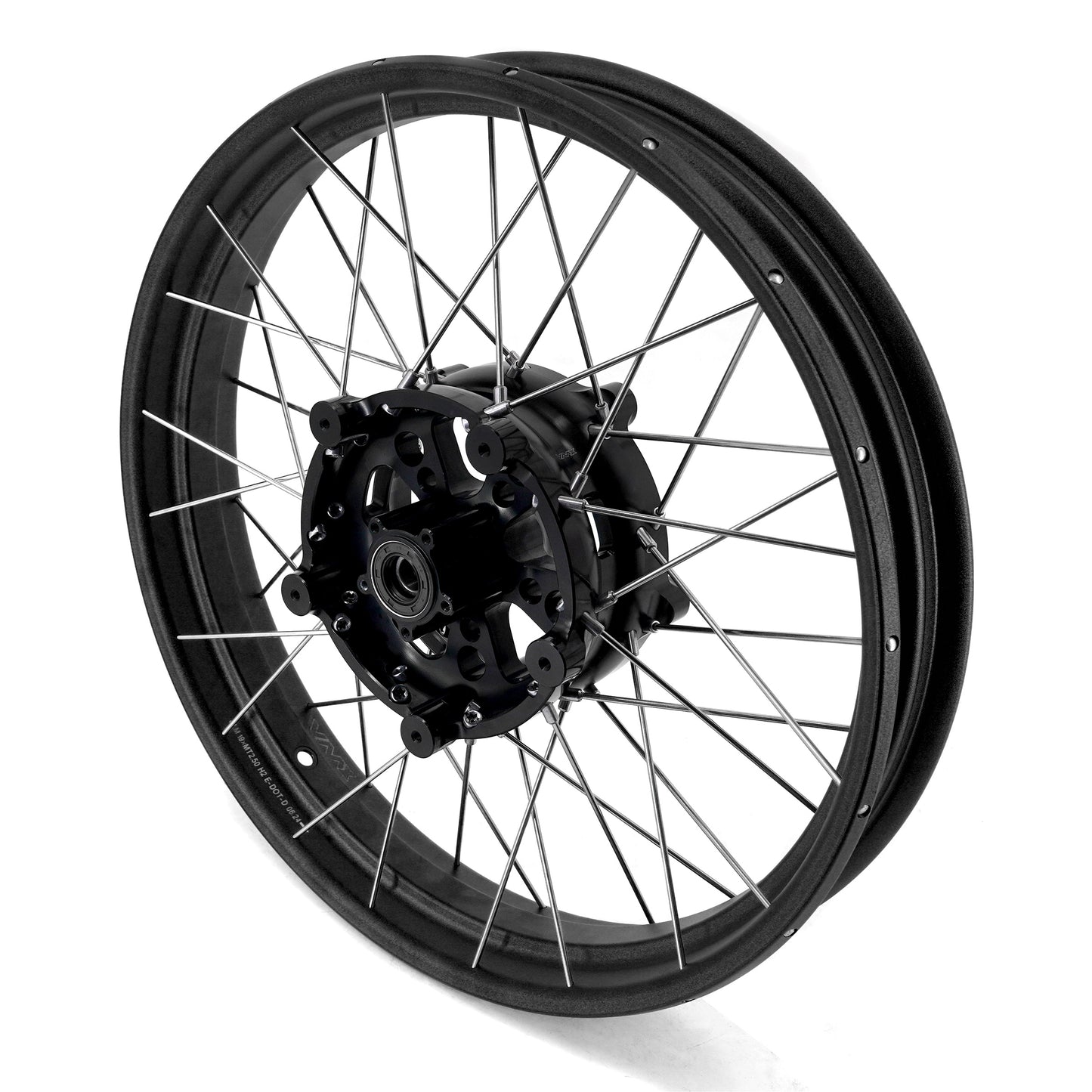 VMX-Racing Fit Honda NX400 NX500 2024-2025 Black Hub & Black Rim 2.5*19 & 4.25*17 Tubeless Wheels