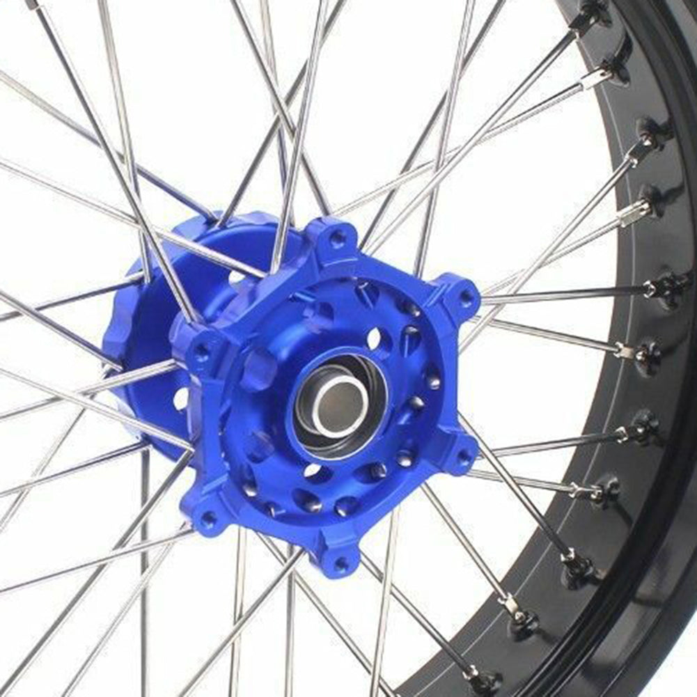 KKE 17Inch KX250F KX450F 2006-2021 For KAWASAKI Supermoto Alloy Wheels Rim Blue