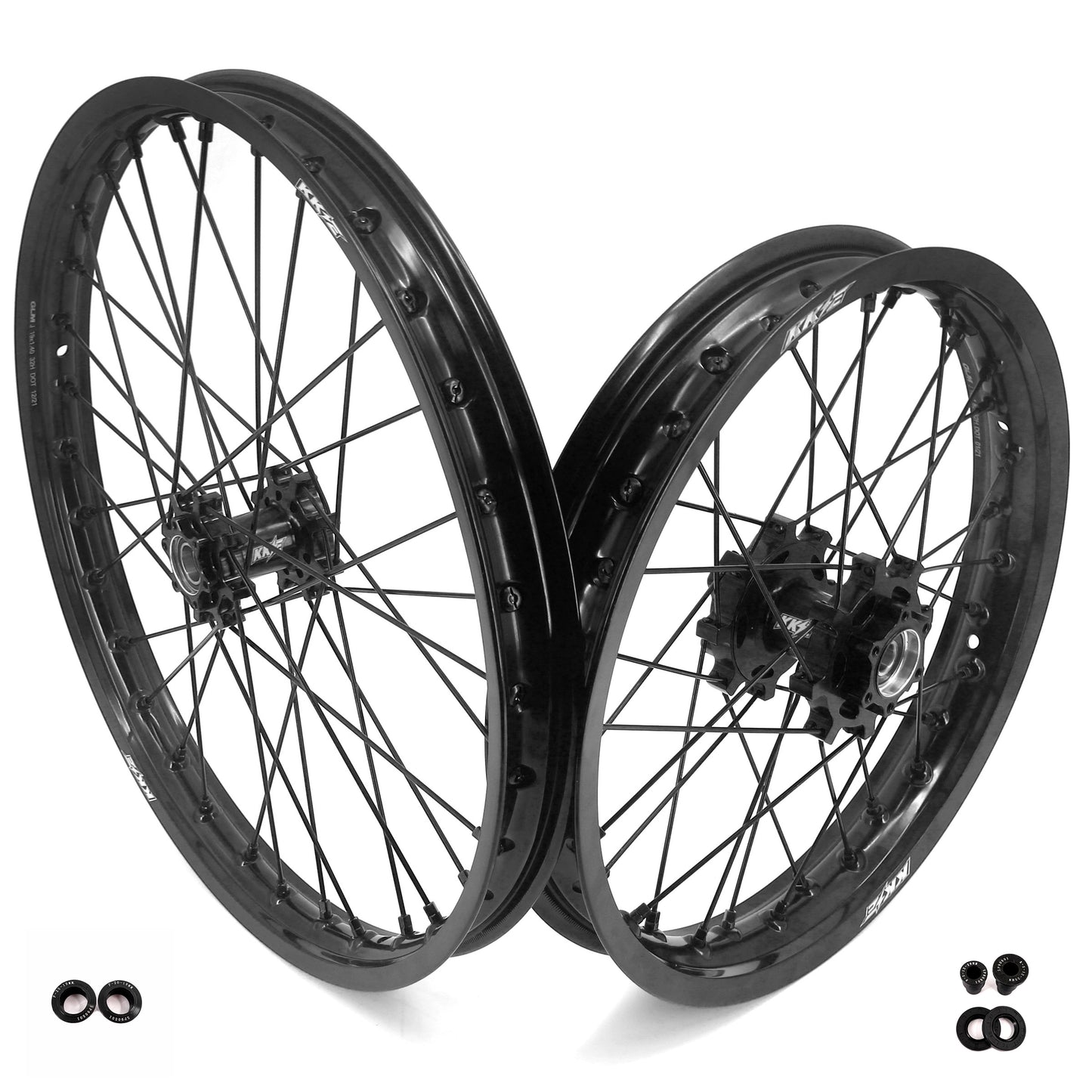 KKE Factory Stock 1.6*19" & 1.85*16" E-Moto Fit E-Ride PRO-SS 2024 E-Dirtbike Spoke Wheels Rims Black