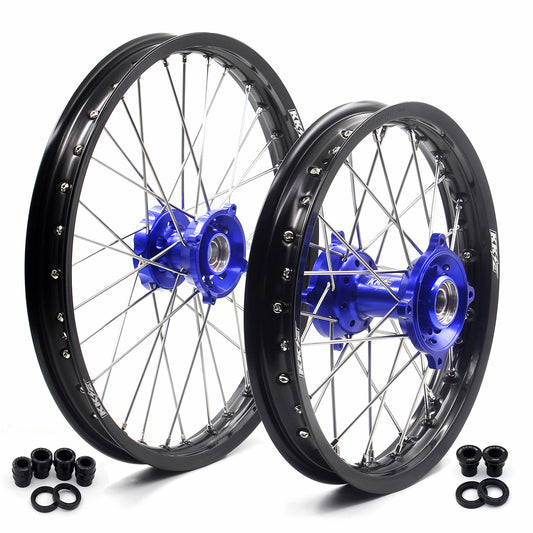 KKE 19" 16" CNC Big Kid's Wheels Rims Fit For Gas Gas MC85 2021-2023 Blue