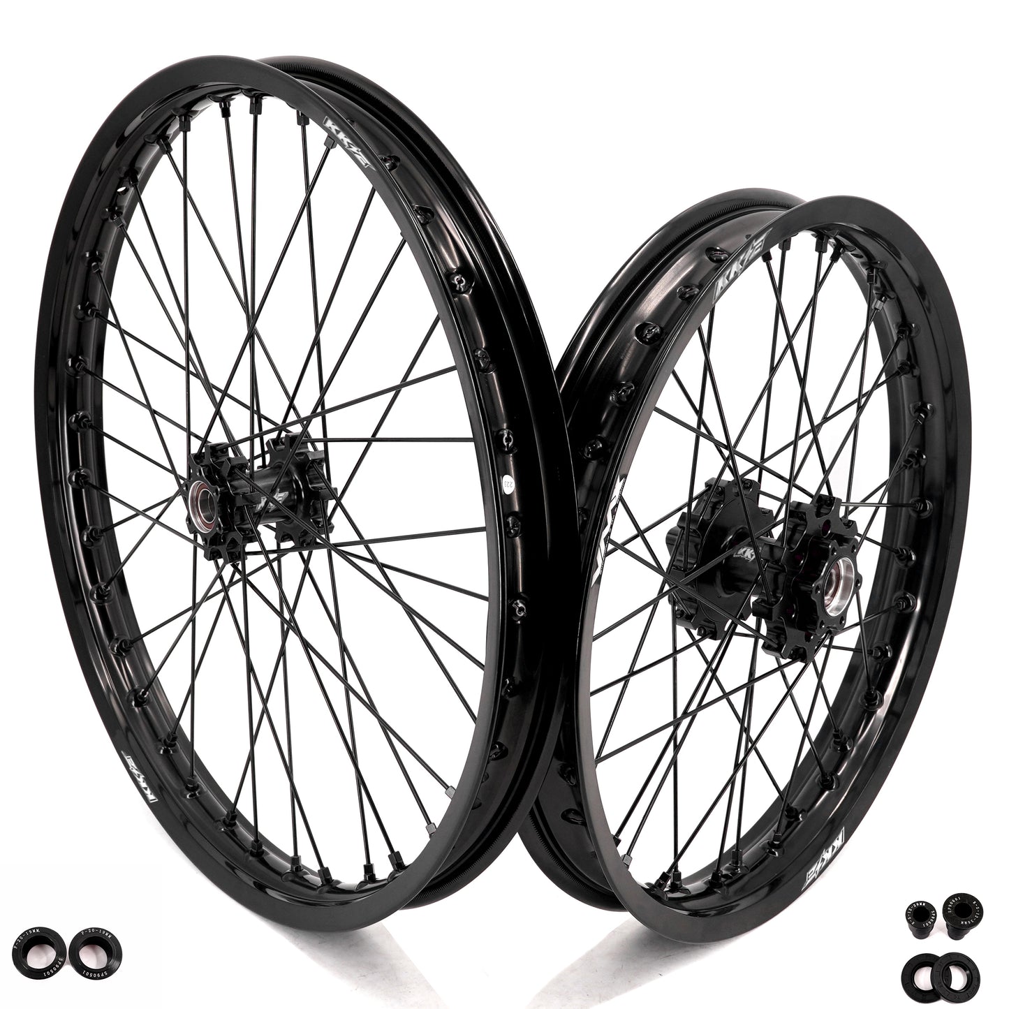 US Stock KKE 1.6*21 & 1.85*18 E-Bike Motorcycle Wheels Rims Fit For E-Ride PRO-SS 2024 Black