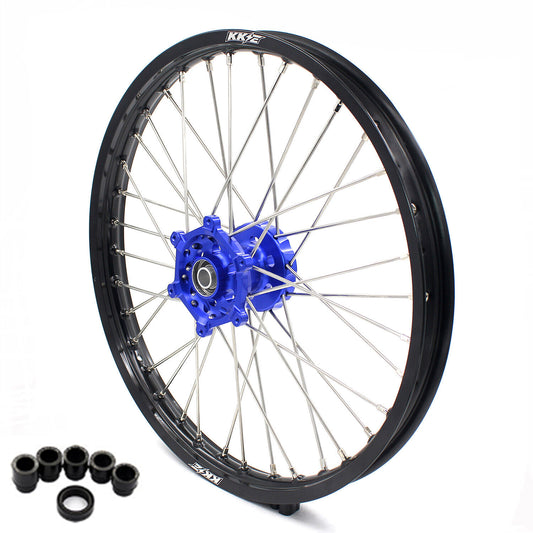 KKE 21"×1.6 Front Wheel For YAMAHA YZ250F YZ450F YZ125 YZ250 Blue Hub