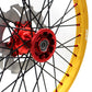 KKE 21" 18" Cast Red Hubs Billet With Gold Rim For HONDA CR125R 1998-2001 CR250R 1997-2001