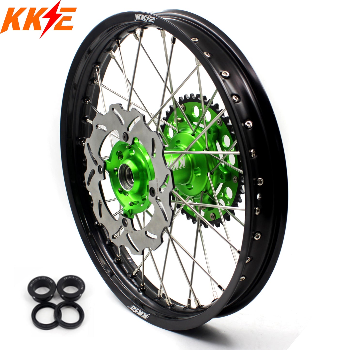 US Pre-order KKE 19×2.15 For KAWASAKI KX125 KX250 KX250F KX450F Rear Spoke Wheels Rims