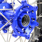 KKE 17Inch KX250F KX450F 2006-2021 For KAWASAKI Supermoto Alloy Wheels Rim Blue