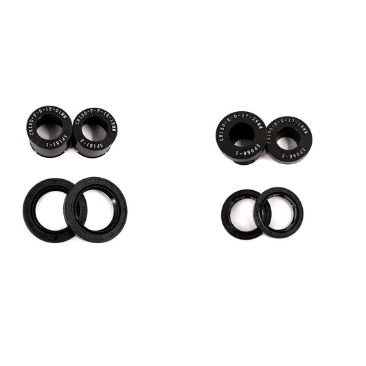 KKE Replacement Front & Rear Black Spacers Kit For HONDA CRF150R 2007-2023