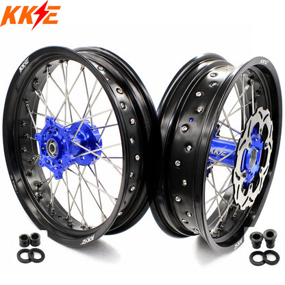 KKE 17 Inch CUSH Drive on Road Supermoto Wheels Rims For SUZUKI DRZ400SM 2005-2024