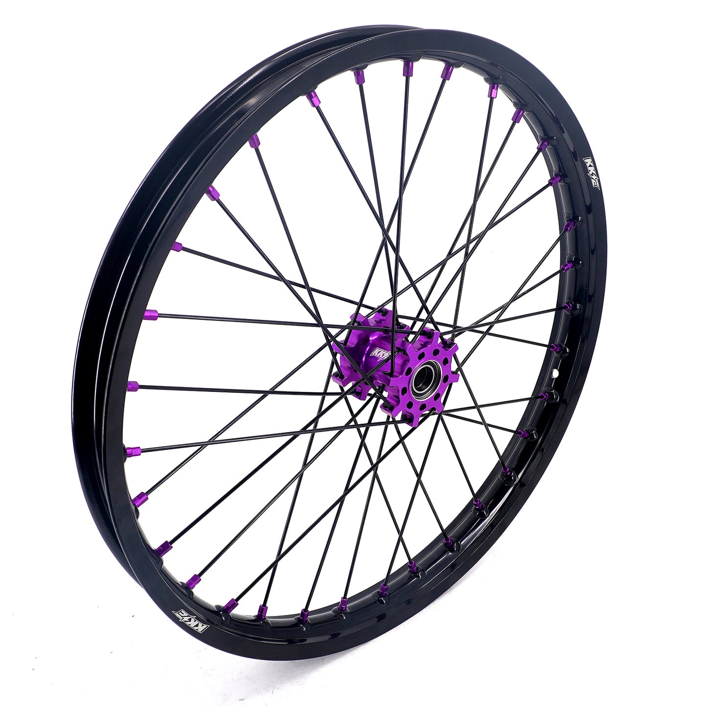 KKE 19" 16" E-Moto Fit E-Ride PRO-SS 2024 E-Dirtbike Spoke Wheels Rims Purple