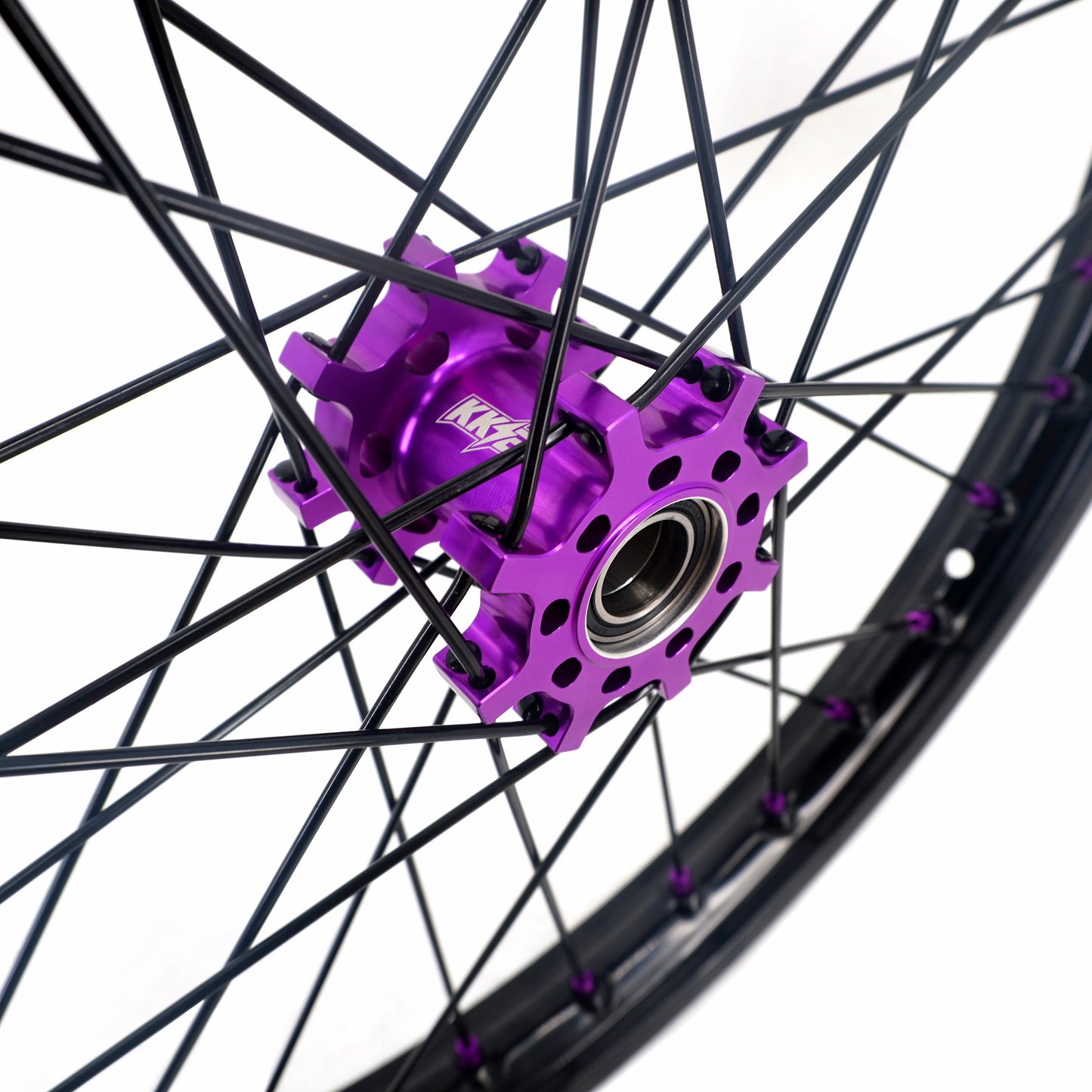 KKE 21" 18" E-Bike Motorcycle Wheels Rims Fit For E-Ride PRO-SS 2024 Purple Hubs