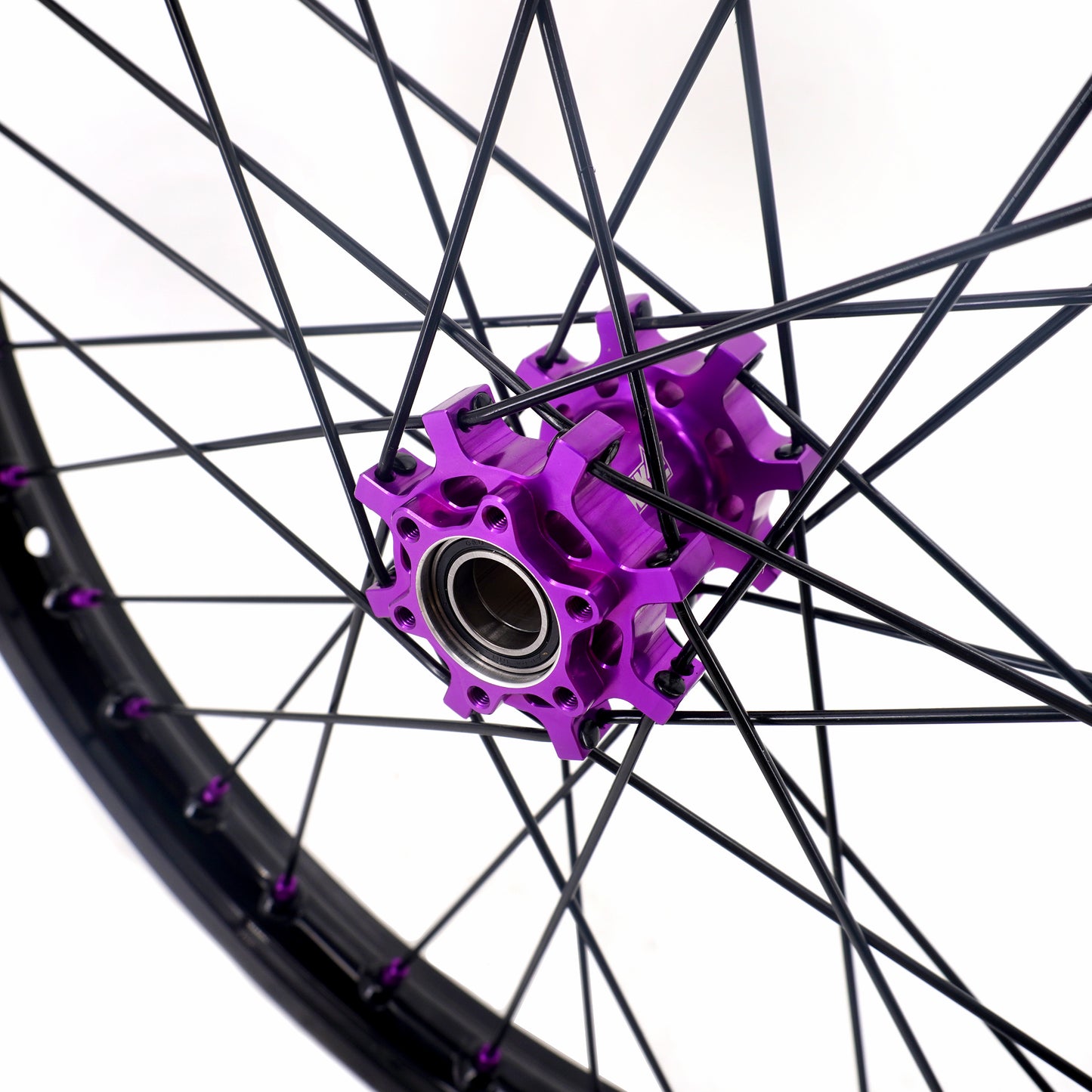 KKE 21" 18" E-Bike Motorcycle Wheels Rims Fit For E-Ride PRO-SS 2024 Purple Hubs