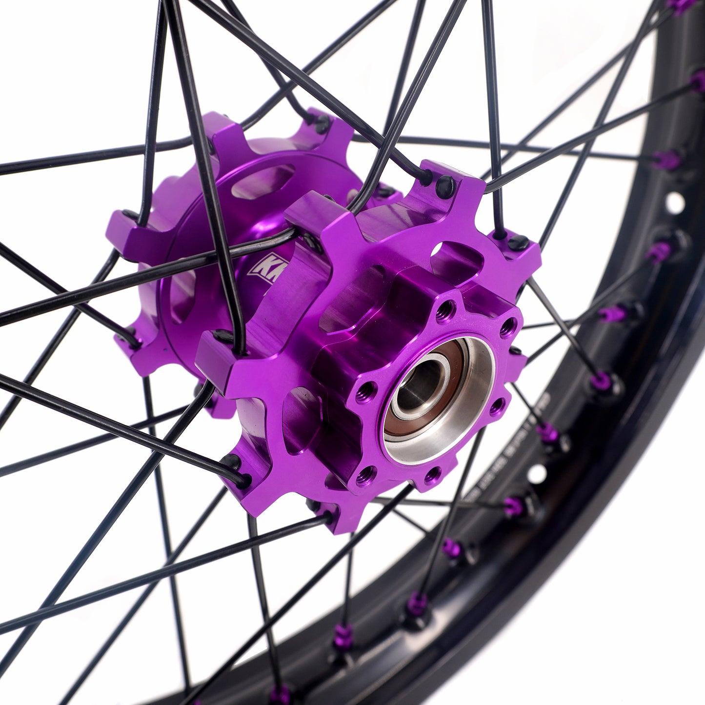 China Stock KKE 1.6*19" & 1.85*16" Electric Dirtbike Wheels Rim For Sur Ron Light Bee-X 2019-2024 Purple