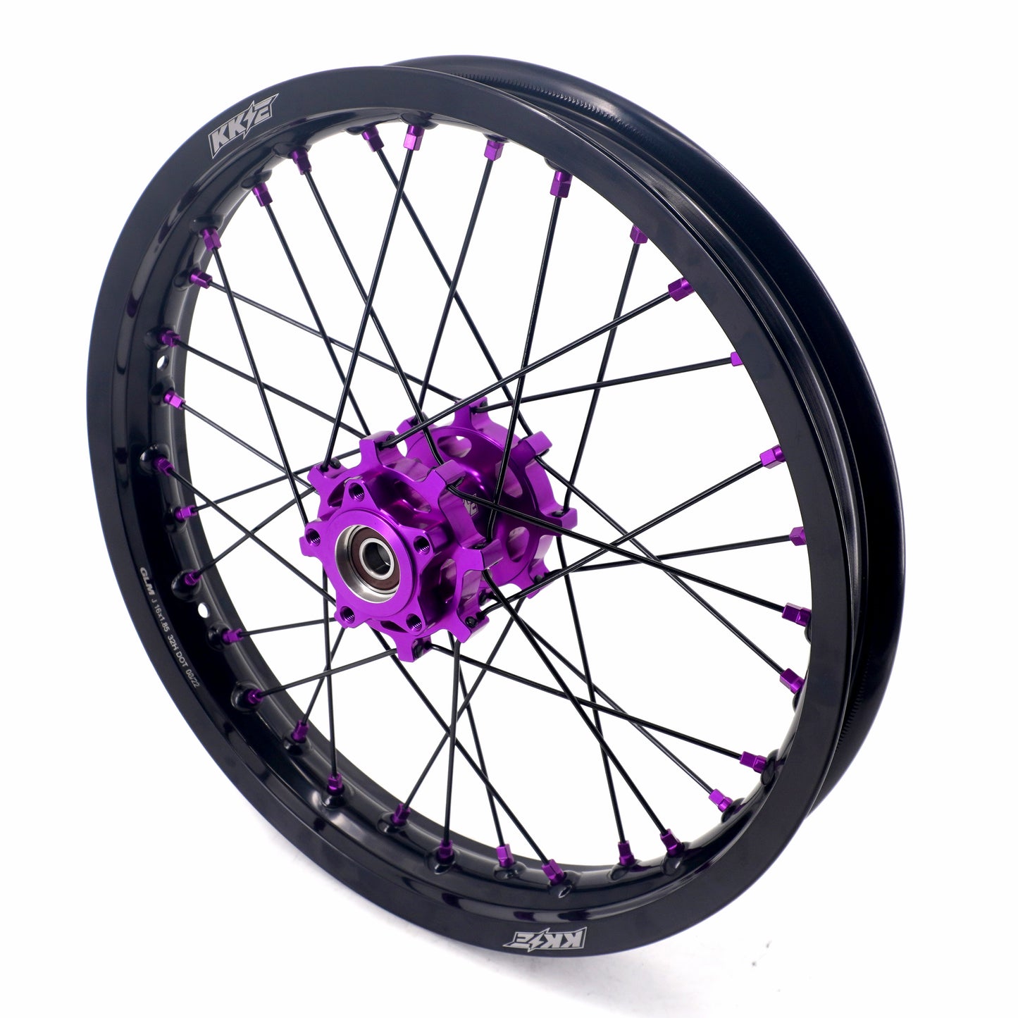 KKE Factory Stock  21" 18" E-Bike Motorcycle Wheels Rims Fit For E-Ride PRO-SS 2024 Purple Hubs