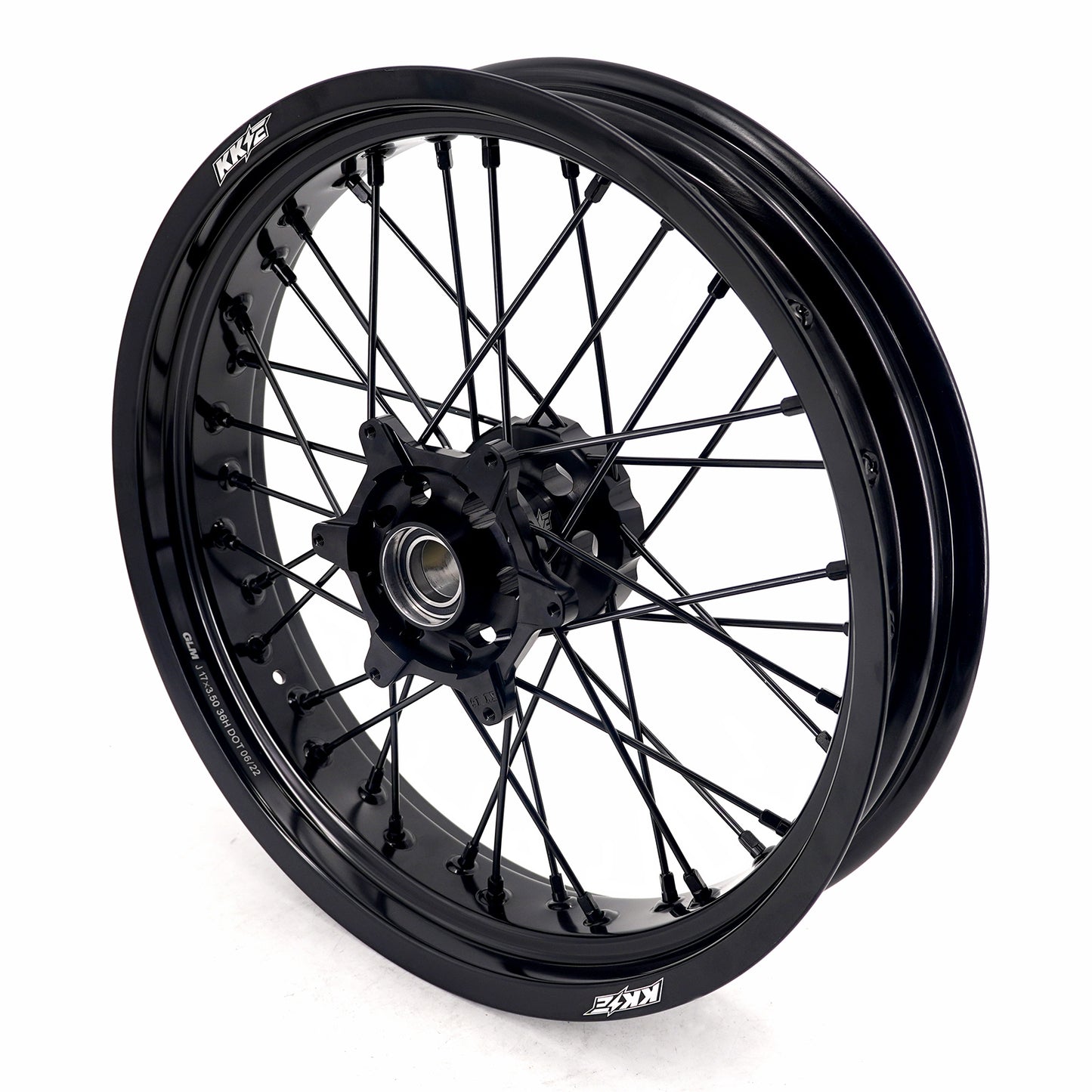 KKE 17Inch Supermoto Rims For KTM SX SX-F XC-F XC EXC EXC-F 2003-2024 Black