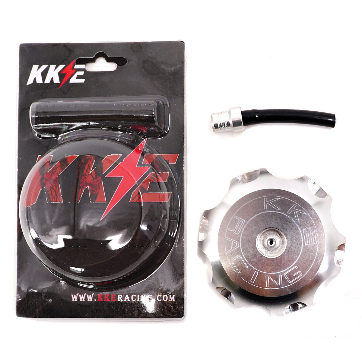 KKE Gas Cap Compatible with HONDA CRF250X CRF250R CRF450R CRF450X XR650L XR650R Red/Blue/Black/Silver Available