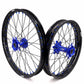 China Factory Stock KKE 21" & 18" E-Bike Spoke Wheels Rims Fit SurRon Ultra Bee 2023 Blue Hub & Black Rim