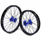 China Factory Stock KKE 21" & 18" E-Bike Spoke Wheels Rims Fit SurRon Ultra Bee 2023 Blue Hub & Black Rim
