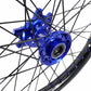 China Factory Stock KKE 21" & 18" E-Bike Spoke Wheels Rims Fit SurRon Ultra Bee 2023 Blue Hub & Black Rim